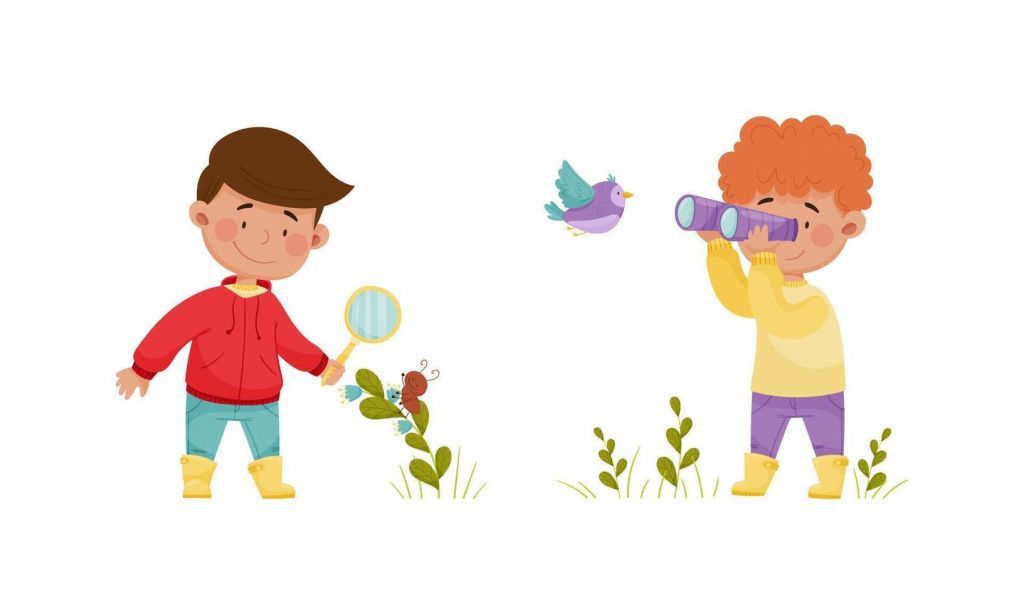 cute-kids-exploring-birds-in-forest-or-park-set-nature-lovers-watching-birds-through-magnifying-glass-and-binoculars-cartoon-illustration-vector.jpg